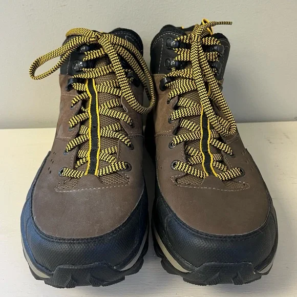 HOKA One One Men’s TOR SUMMIT MID WP BROWN / GOLDEN ROD Hiking Trail BOOTS 10.5 - Picture 2 of 12